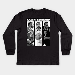 Kawhi Leonard Basketball Kids Long Sleeve T-Shirt